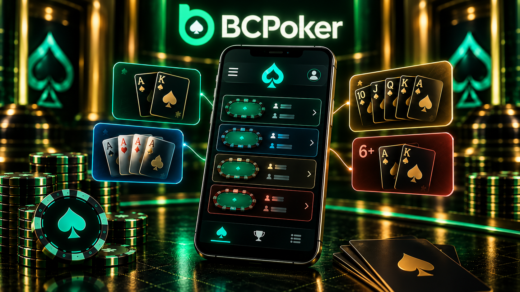 BCPoker Hold'em Omaha Short Deck