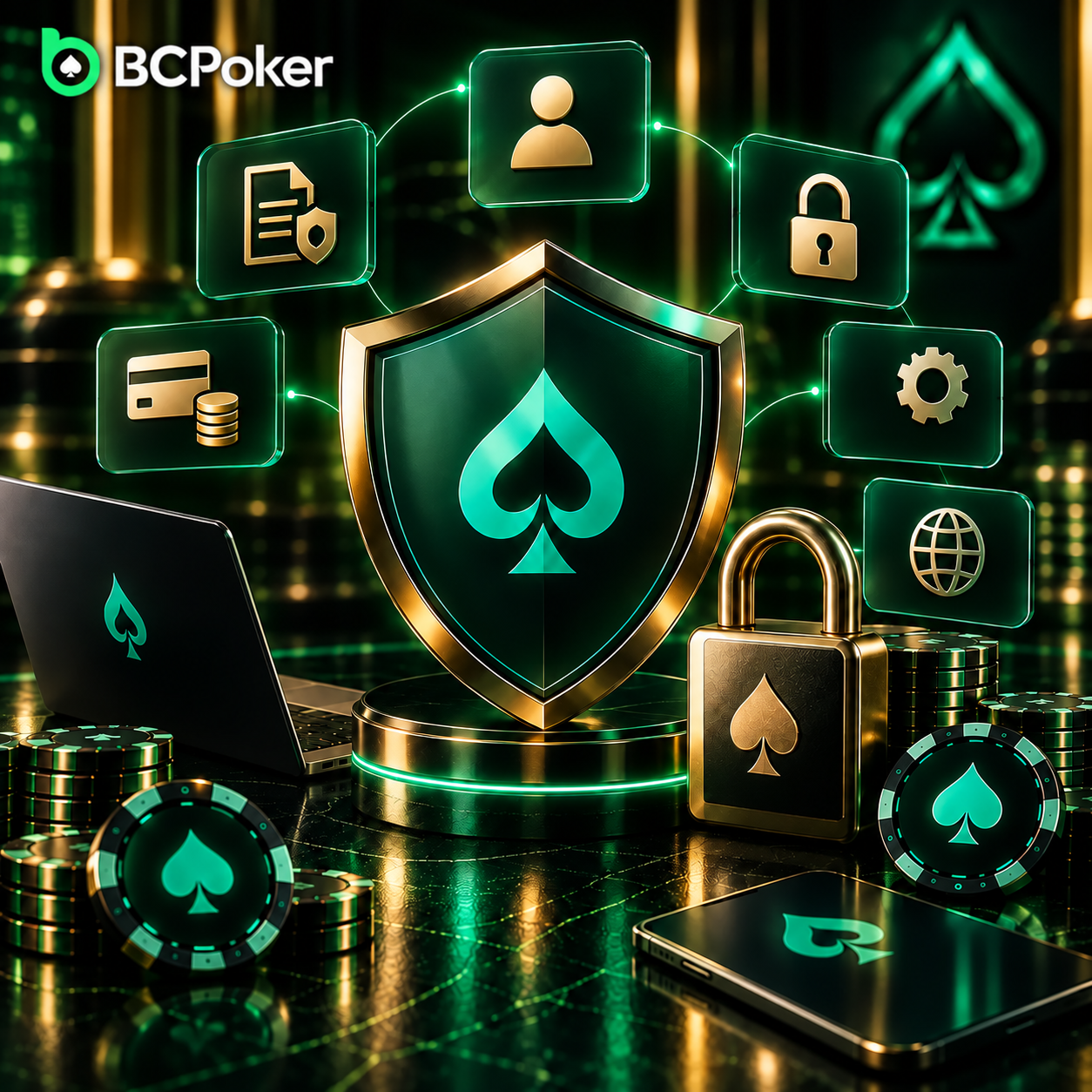BCPoker privacy policy banner