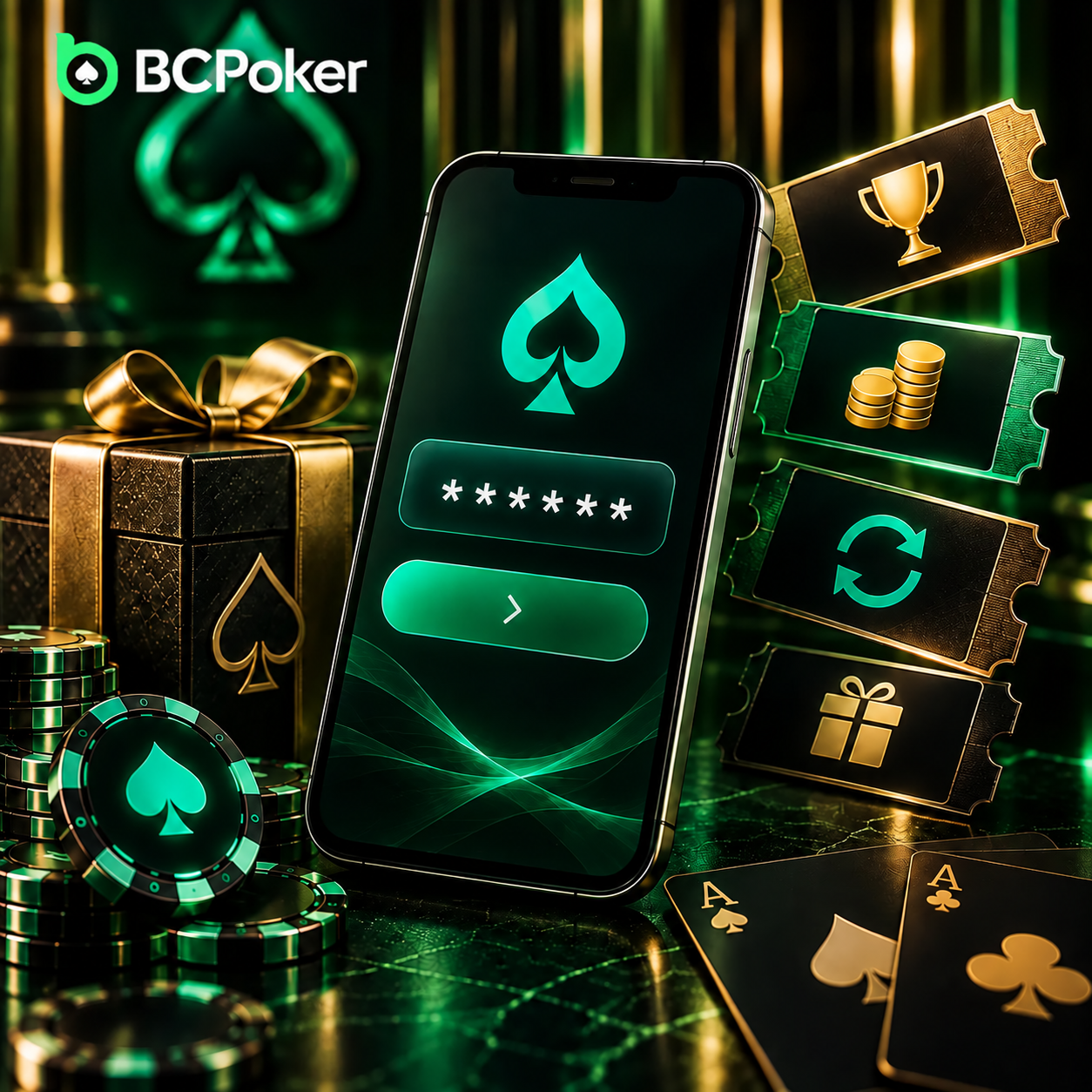 BCPoker promo code redemption banner